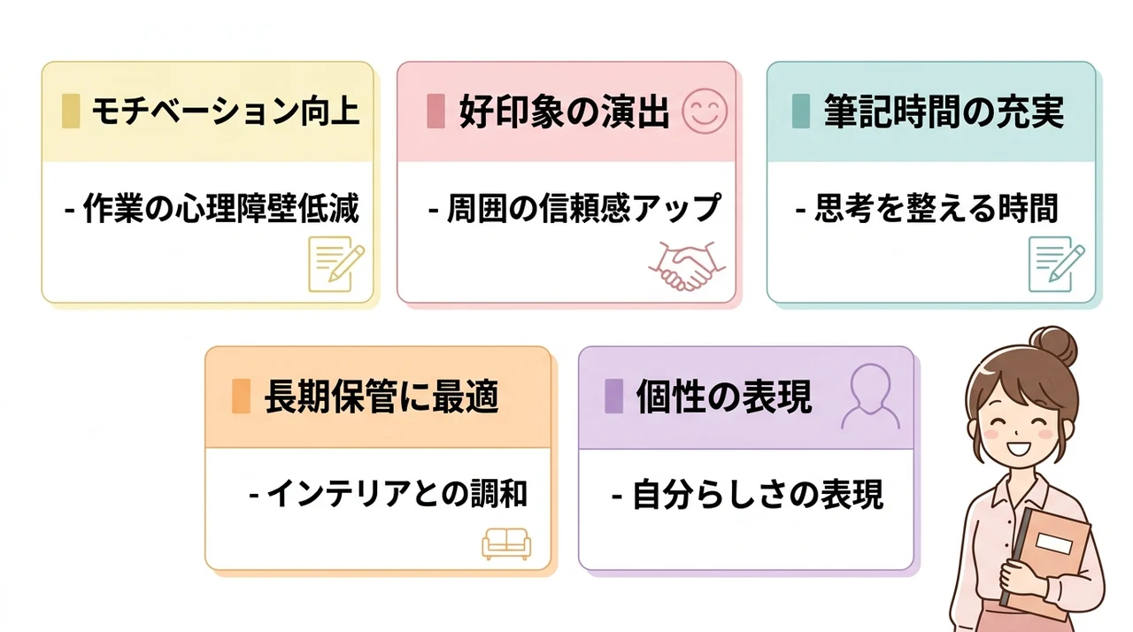 おしゃれなB5ノートを使うメリット5つ