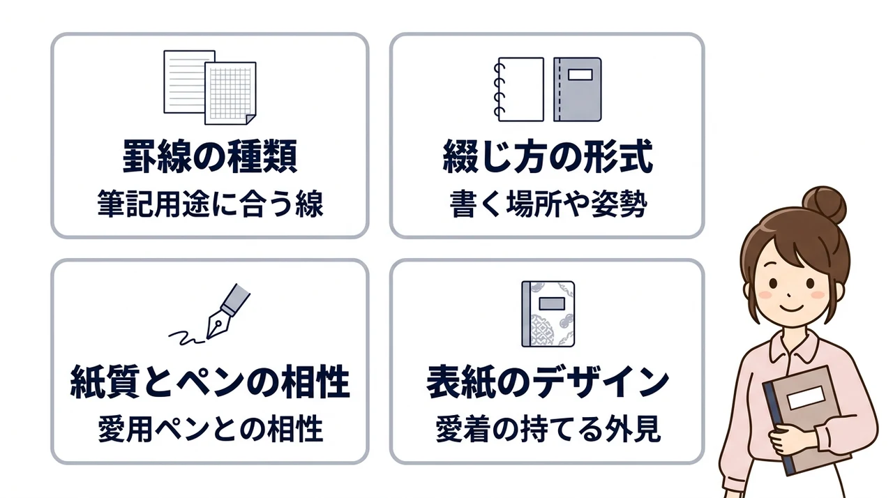 理想のB5ノートに出会う選び方4つ