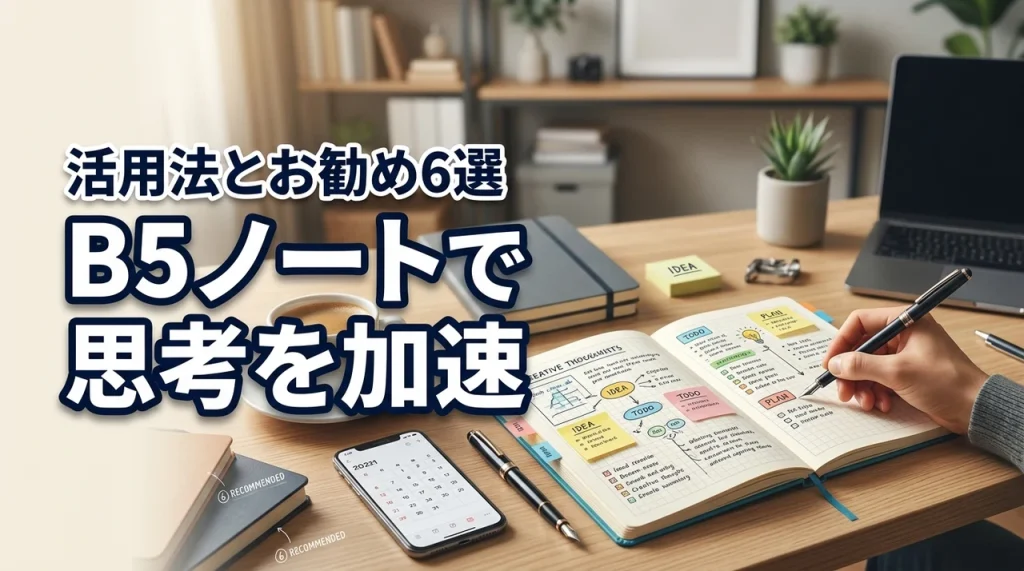 【保存版】B5ノート活用で思考を加速！仕事や勉強で成果を出す書き方とおすすめ6選