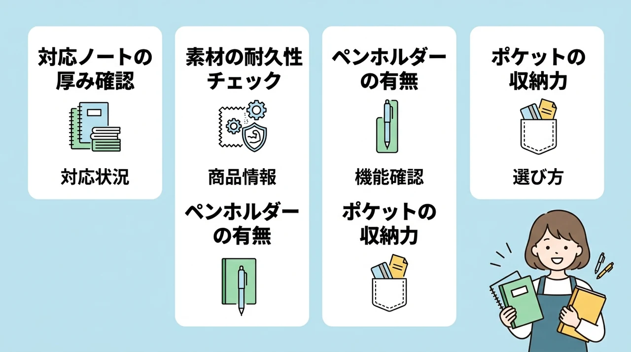 失敗しないA5ノートカバーの選び方