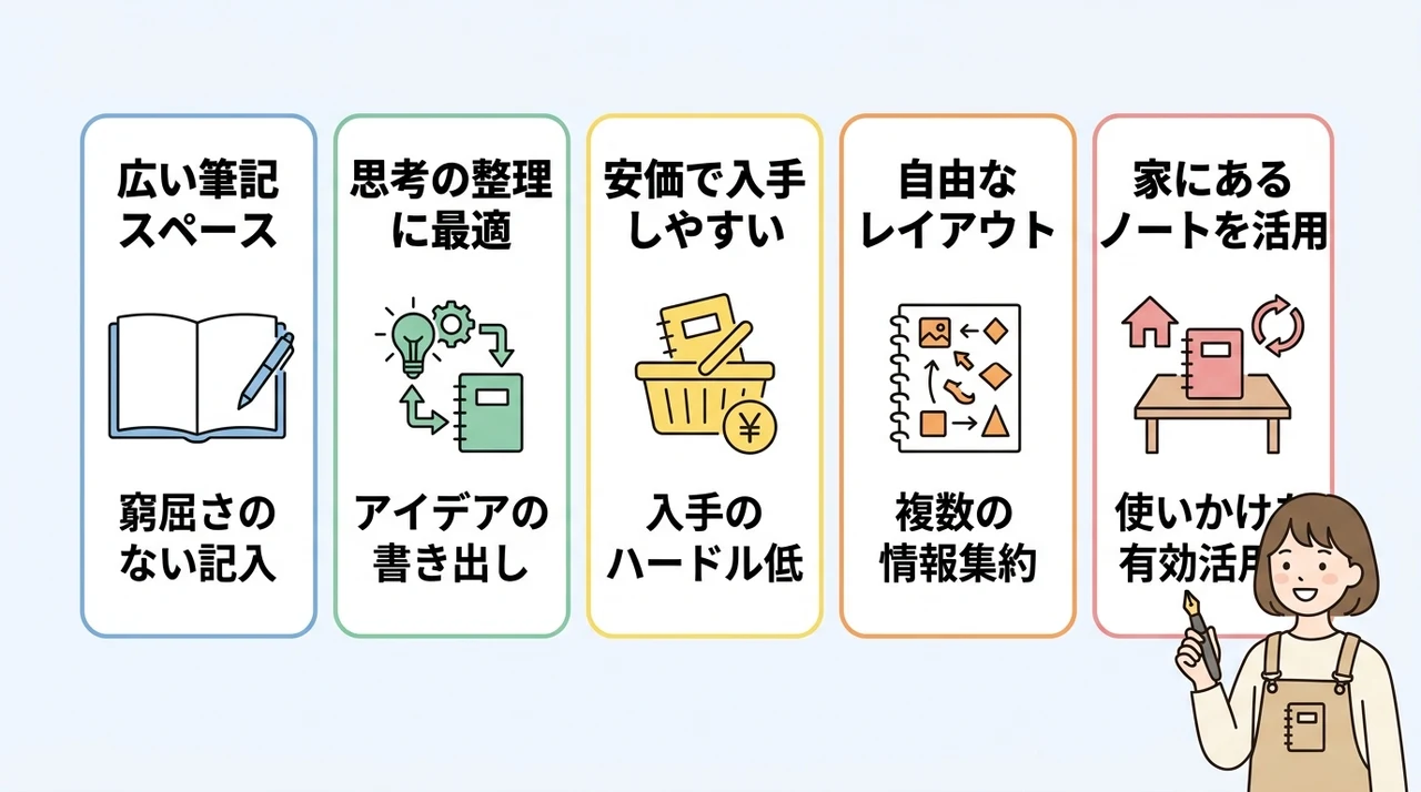 B5ノートでバレットジャーナルを始める5つのメリット
